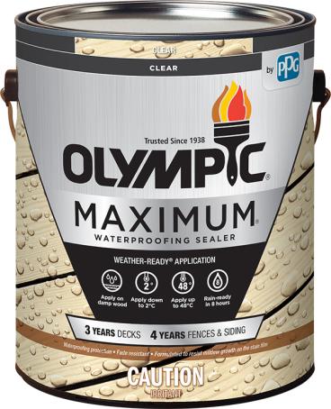 Olympic, Maximum, Waterproofing Sealant, Clear, 3.78L