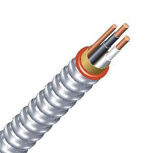 Wire, Electrical, Armoured Cable, 14/2 AC90, 10 meter coil