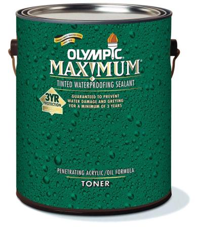 Olympic, Maximum, Waterproofing Sealant, Redwood, 3.78L