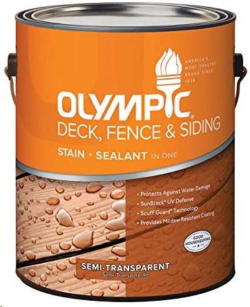 Olympic, DFS, Semi-Transparent Stain, Oil, Neutral Base, 3.78L