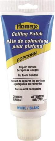 Ceiling Texture Repair, Popcorn, HOMAX, Pre-Mixed, 7.5 ounce squeeze tube