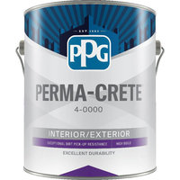 Paint, Int/Ext, WB Acrylic , PERMA-CRETE, Concrete Stain, White/Pastel Base, 3.78 liter