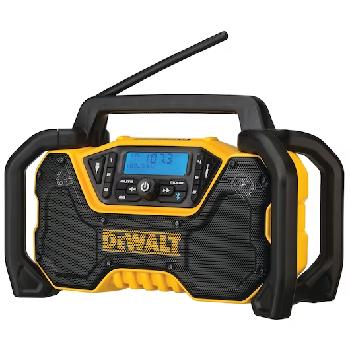Jobsite Radio, Bluetooth, 12 volt/20 volt, with AC Cord, DEWALT (battery not included)