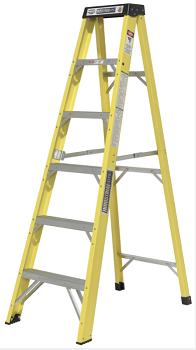Step Ladder, 6 foot, Fiberglass, Grade 1A (300 pounds), LP-90697