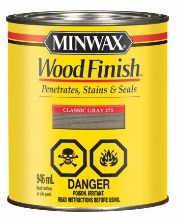 Wood Stain, CLASSIC GREY, 946 ml, Minwax Wood Finish