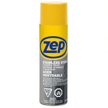 Stainless Steel Cleaner, 396 gram Spray, ZEP