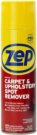 Spot Remover, Carpet & Upholstery, Instant, 538 gram Spray, ZEP