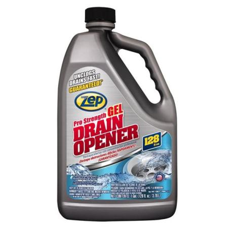 Drain Opener, Professional Strength, 3.78 liter jug, ZEP
