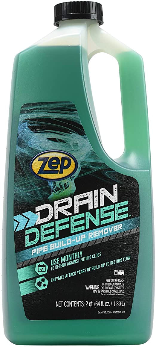 Zep Clog Attack Hair and Grease Clog Dissolver Gel 128-oz Drain
