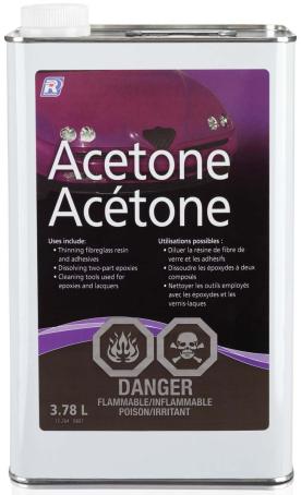Acetone, 13-264, 3.78L