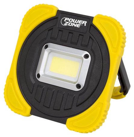 Work Light, Compact LED, with Flip-Up Stand, 1000 lumens, Power Zone