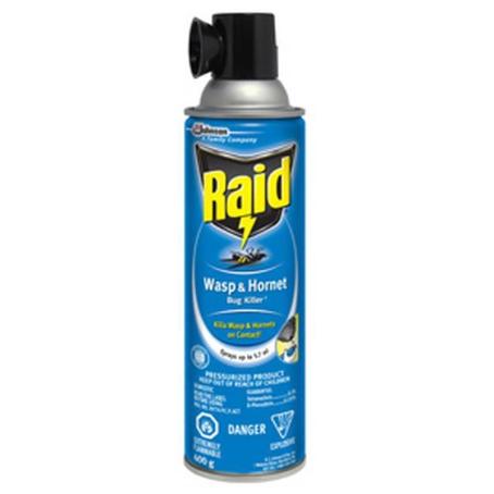 Insecticide, Raid Wasp/Hornet Killer, 400g spray, 616286
