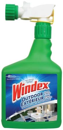 Glass Cleaner, WINDEX Outdoor, 950 ml, Hose-End Spray