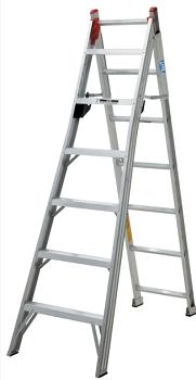 Multi Ladder, 7 ft Step Ladder / 11 ft Extension Ladder, Grade 2 (225 pounds) LP-711