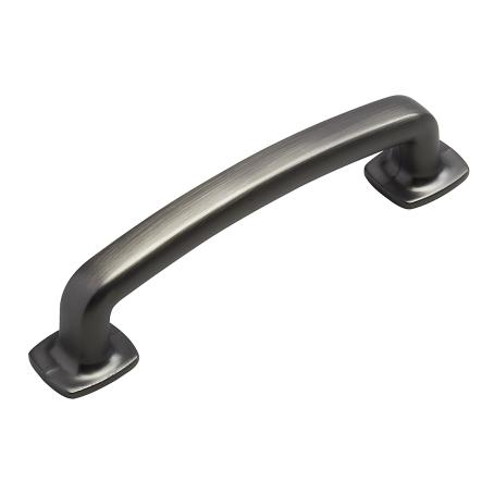 Cabinet Pull, 96 mm, BRUSHED BLACK NICKEL, Richelieu