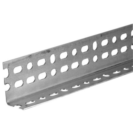 Slotted Offset Angle, Plated Steel, 1-1/2