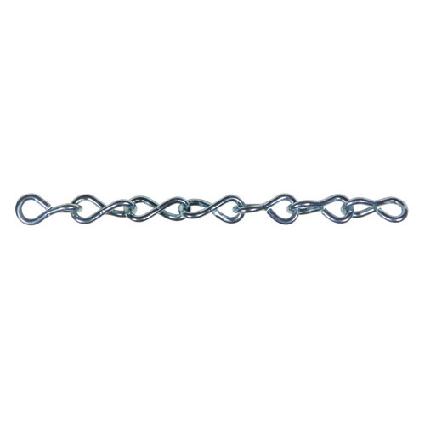 Chain, #10 Single Jack, Zinc-Plated Steel, Mfg. # 51040(150), sold by the foot
