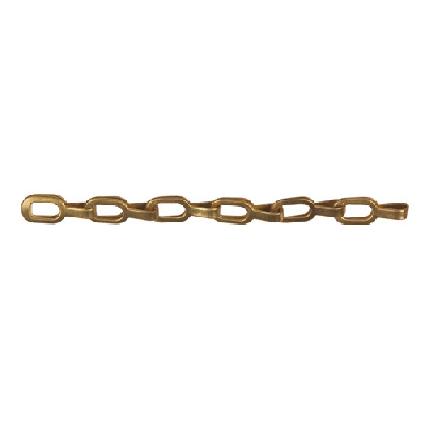 Chain, 1/0 Safety, Brass, Mfg. #51065(200), sold by the foot
