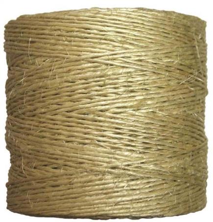Twine, Sisal, 1-Ply Twisted, 600 ft, NATURAL, 60513