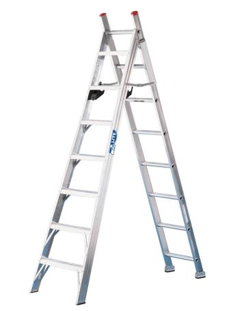 Multi Ladder, 8 ft Step Ladder / 13 ft Extension Ladder, Grade 2 (225 pounds) LP813