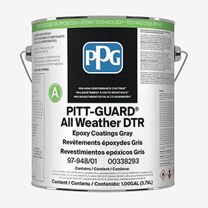 Pitt-Gard DTR, All Weather Epoxy, Comp A, Gray, 3.78L