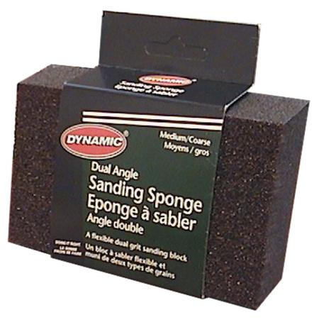 Sanding Sponge, Dual Angle, Medium/Coarse, Dynamic
