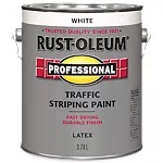 Paint, Rustoleum, Traffic Marking, Latex, WHITE, 3.78 liter