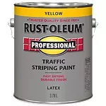 Paint, Rustoleum, Traffic Marking, Latex, YELLOW, 3.78 liter