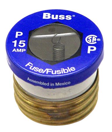 Fuse, Glass Plug (Screw-in), Type 