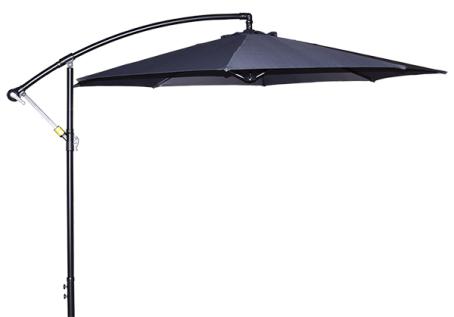 Offset Umbrella, 10 ft Diameter, Crank, DARK GREY (431C)