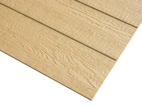 Exterior Plywood Siding, Chalet Primed Cedartone, 4 x 8 x3/8