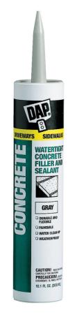 Caulking, Dap Concrete and Mortar Filler & Sealant, GREY, 300 ml